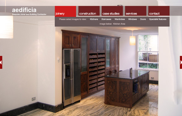 Aedificia Website
