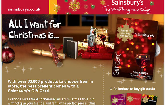 Sainsbury's email