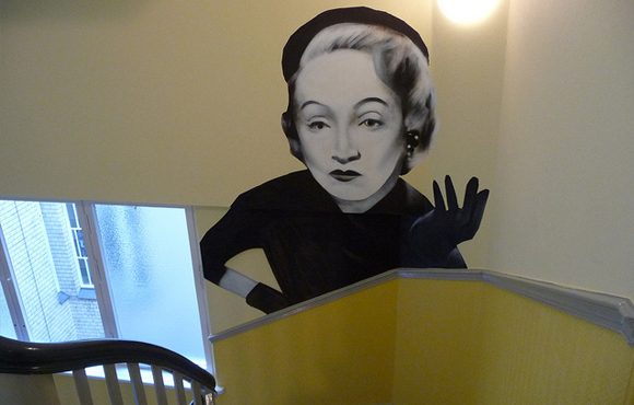 Marlene Dietrich Graffiti